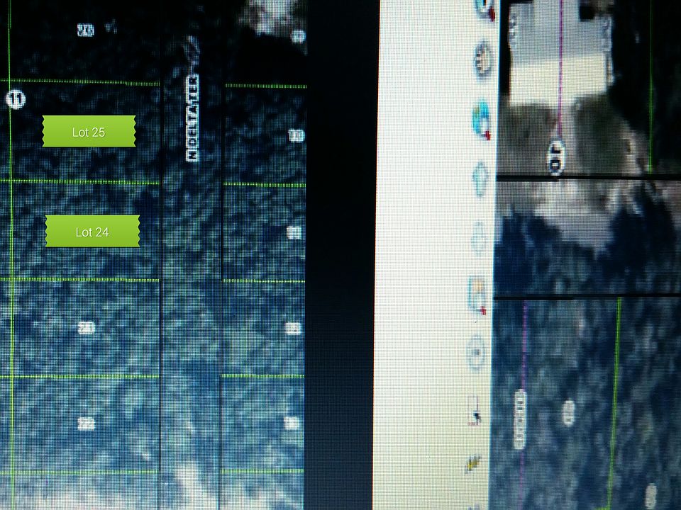 lots are marked in green