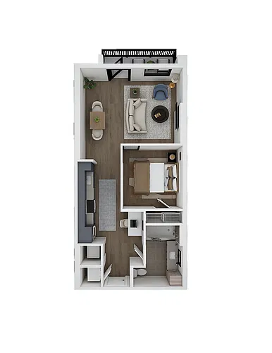 Floor plan Studio-ST-2