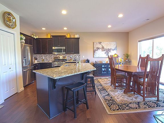 Kitchen and dining area