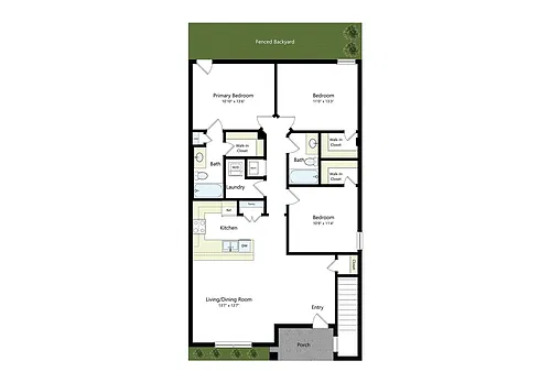Floor plan Whitestone First Floor