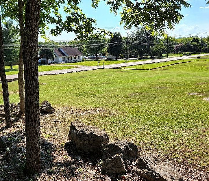 Beautiful green yard great view