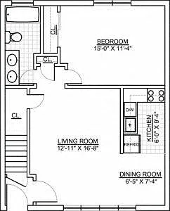 Floor plan Madison Arms- 1 Bed 1 Bath