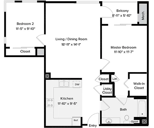 Floor plan 892