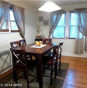 Spacious Dining Room Opens to Kitchen