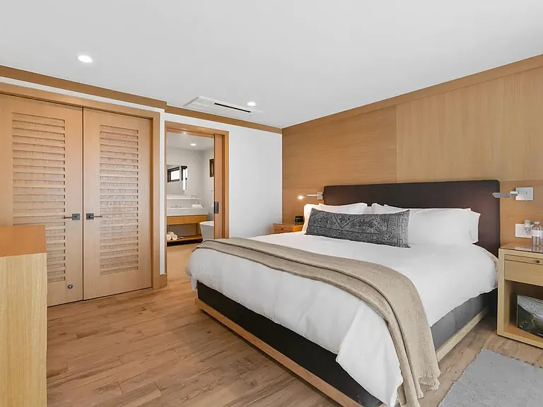 Bedroom with ensuite bathroom