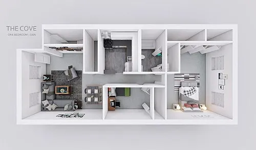 Floor plan The Cove plus Den