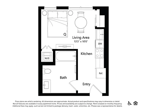 Floor plan BS1 - Studio