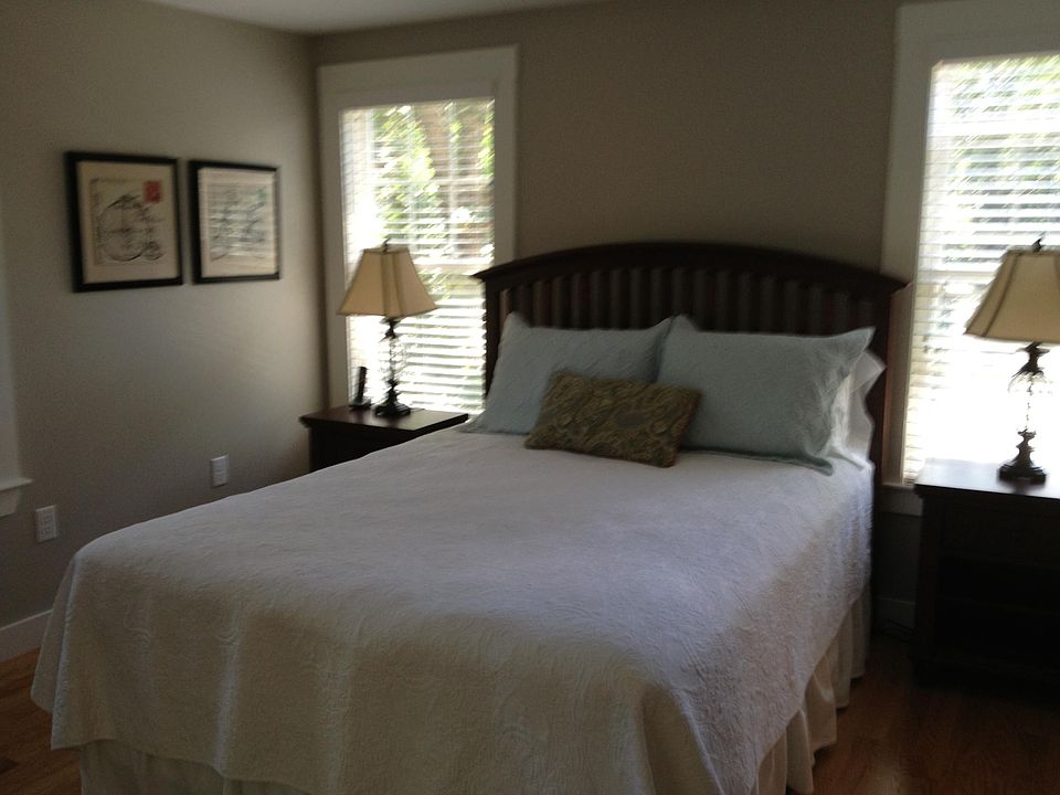 Master bedroom second floor, with full bath.