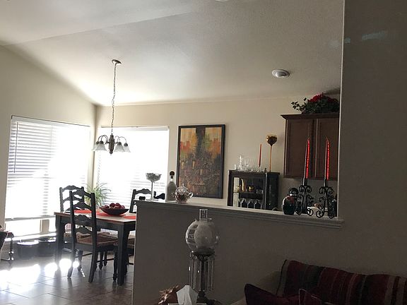 View into dining/kitchen