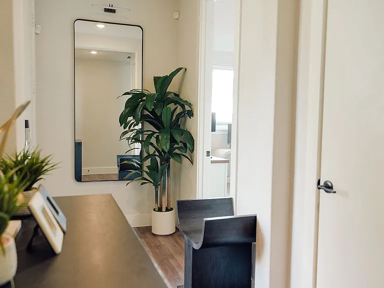 Front entry hallway.