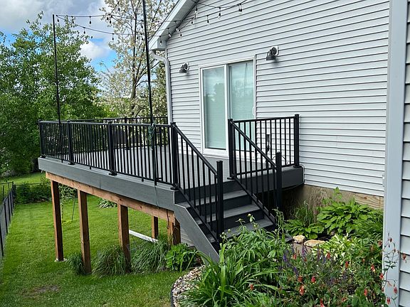 Backyard Composite Wrap-around Deck