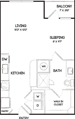 A7 Studio Floor Plan A7 Studio Floor Plan