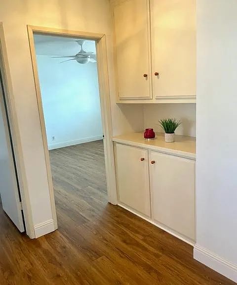 Storage in the hallway.