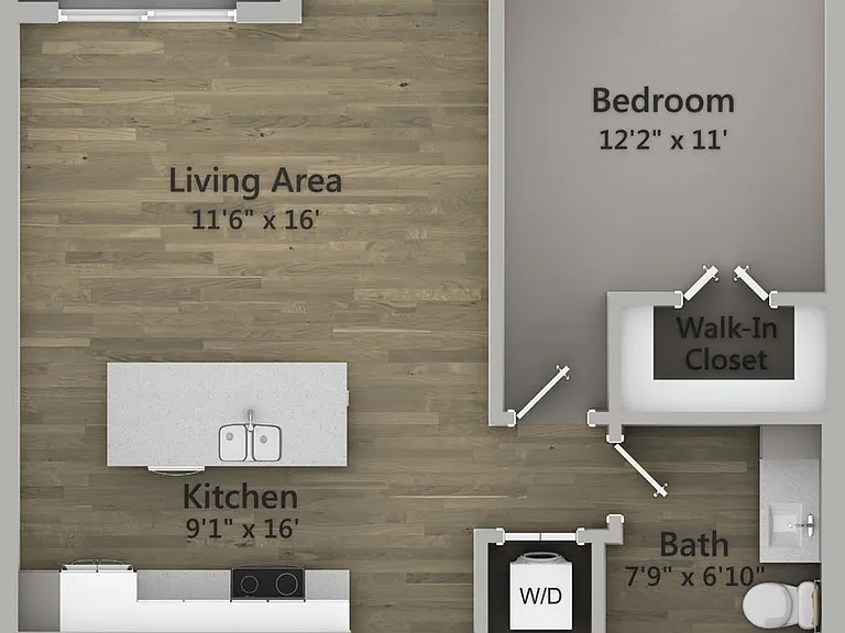 Floor Plan 1E | State Street Station | Apartments in Wauwatosa, WI Floor Plan 1E | State Street Station | Apartments in Wauwatosa, WI