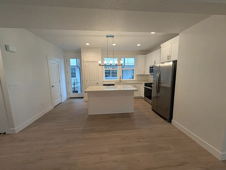 2nd floor main living open concept kitchen/dining/living area.