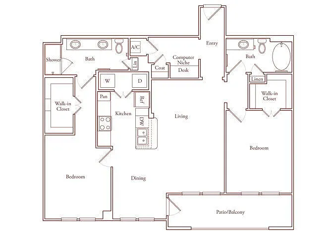 Floor plan B23