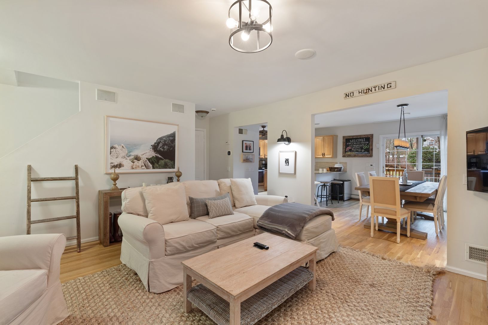  OPEN LIVING ROOM TO DINING ROOM