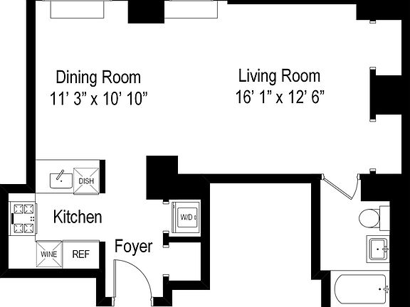 5th image of 100 W 58th St APT 6A