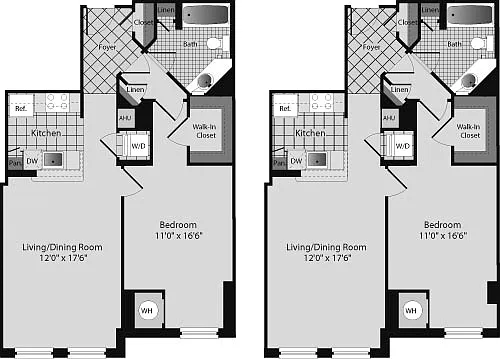 Floor plan B1-B2