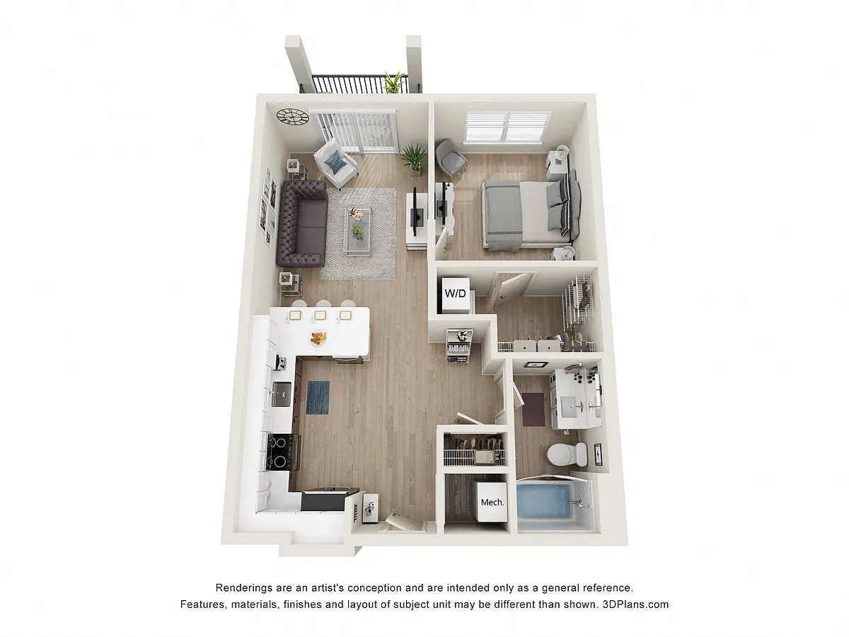 Floor plan 1C