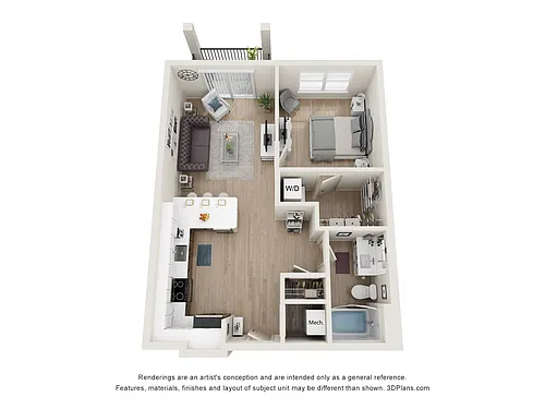 Floor plan 1C