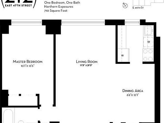 2nd image of 212 E 47th St APT 24B