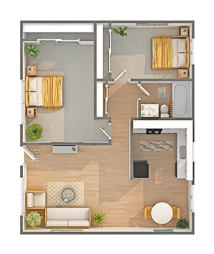 Floor plan Courtyard