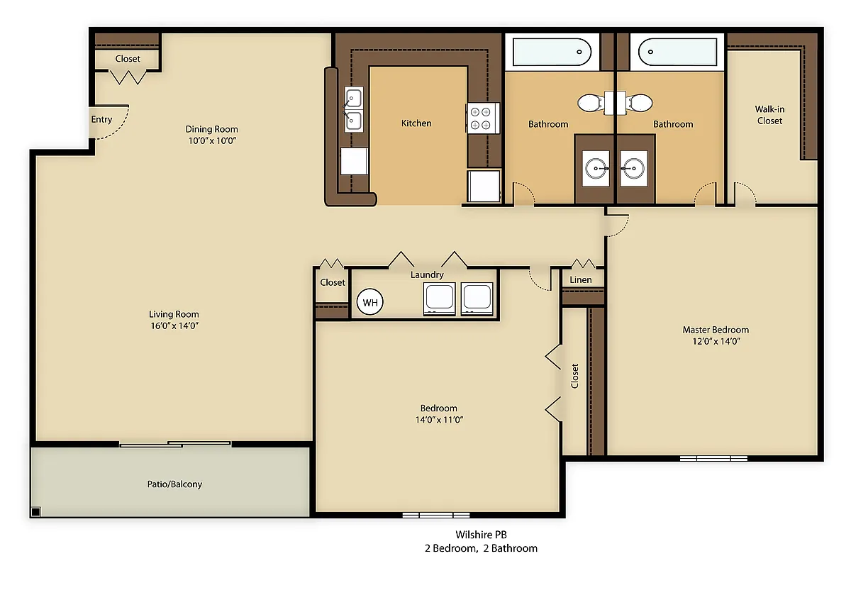 Floor plan Wilshire