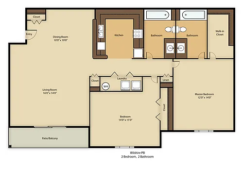 Floor plan Wilshire
