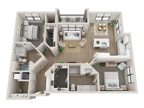 Floor plan B3
