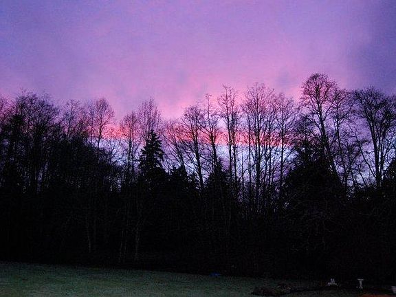 Sunset from front pourch