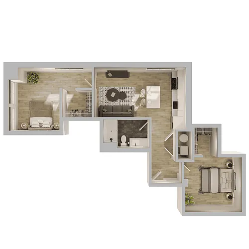 Floor plan L12-2BR