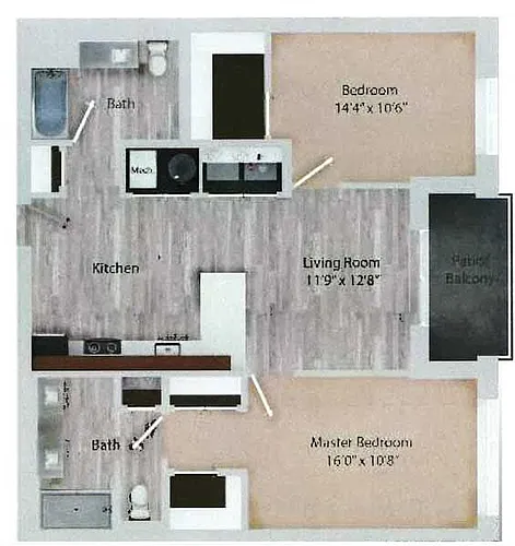 Floor plan b6-buck