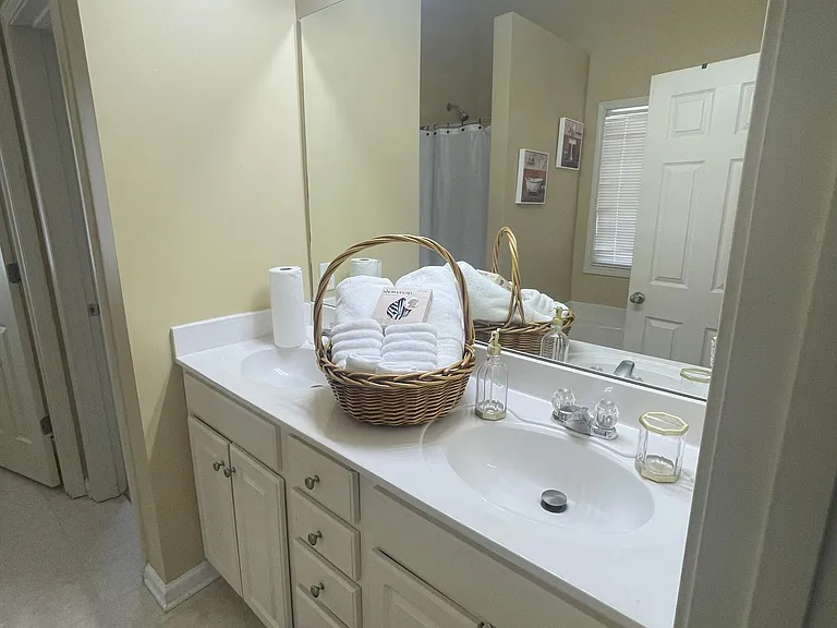 Master bathroom vanity