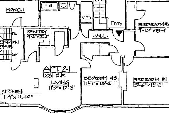 Floor plan schematic