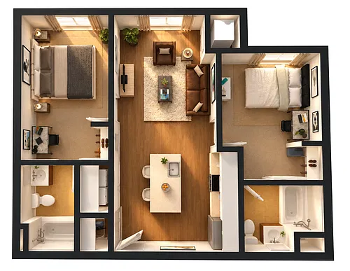 Floor plan The Seneca