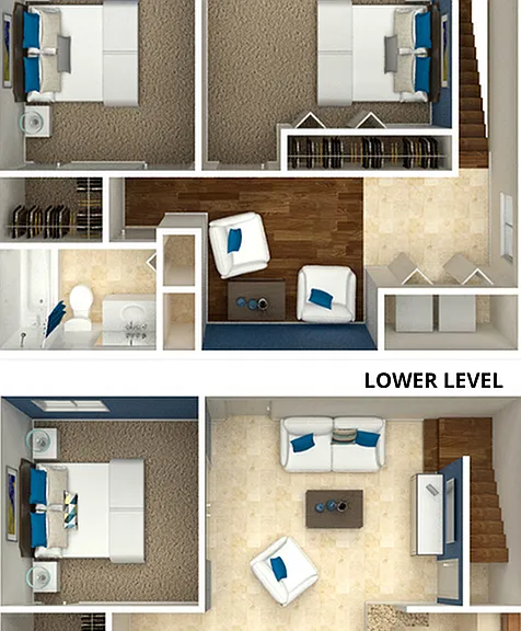 3 Bedroom Townhome 3 Bedroom Townhome