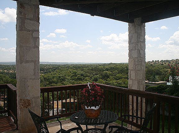 View from the 1st floor deck!