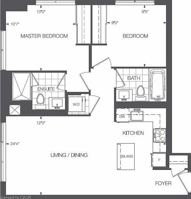 2 bed, 2.0 bath, 791 sqft, $2,795 — Photo 2