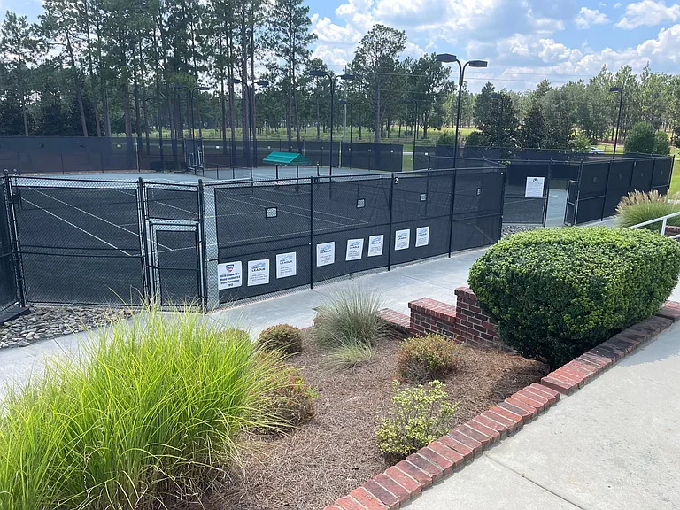 Tennis courts