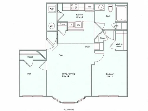 Floor plan Yellowstone - Den