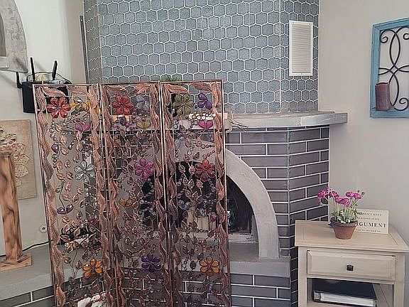 Redone fireplace