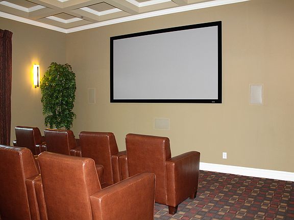 12 Seat theatre, 10ft screen