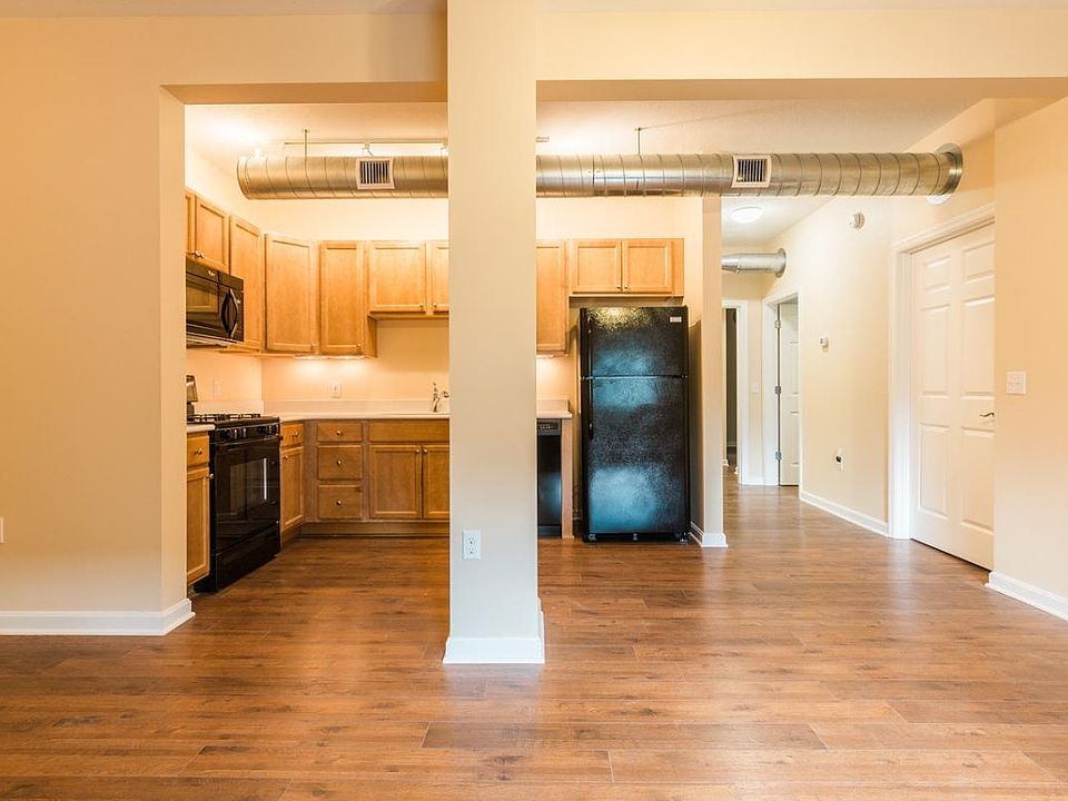 Living area looking into kitchen