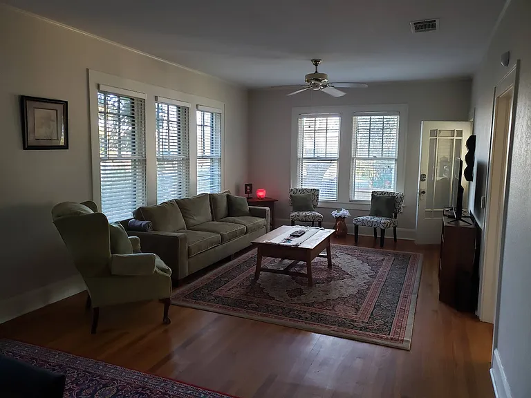 Living room (furniture not included)
