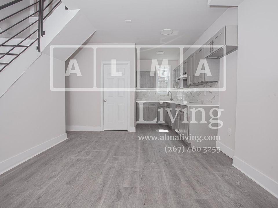 Kitchen includes a stove and fridge