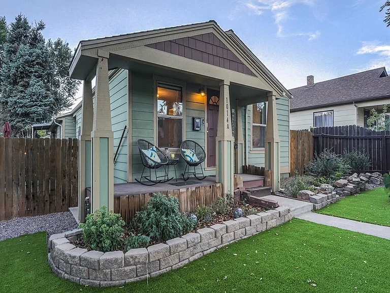 Relax on the covered front porch!