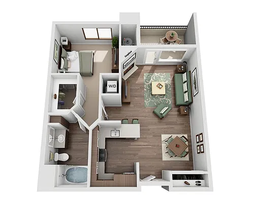 Floor plan Model B
