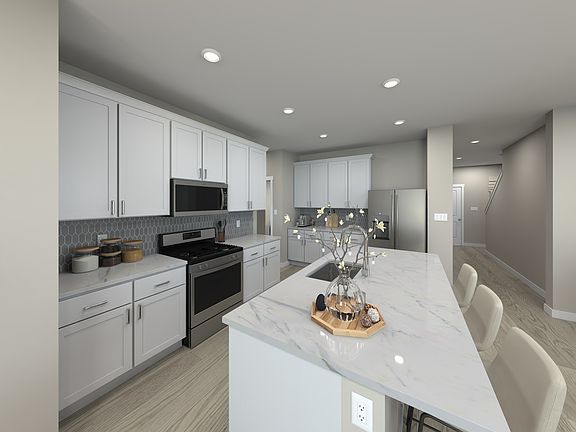 Narrows floorplan interior image rendering at a Meritage Homes Community in Eagle Mountain, UT.