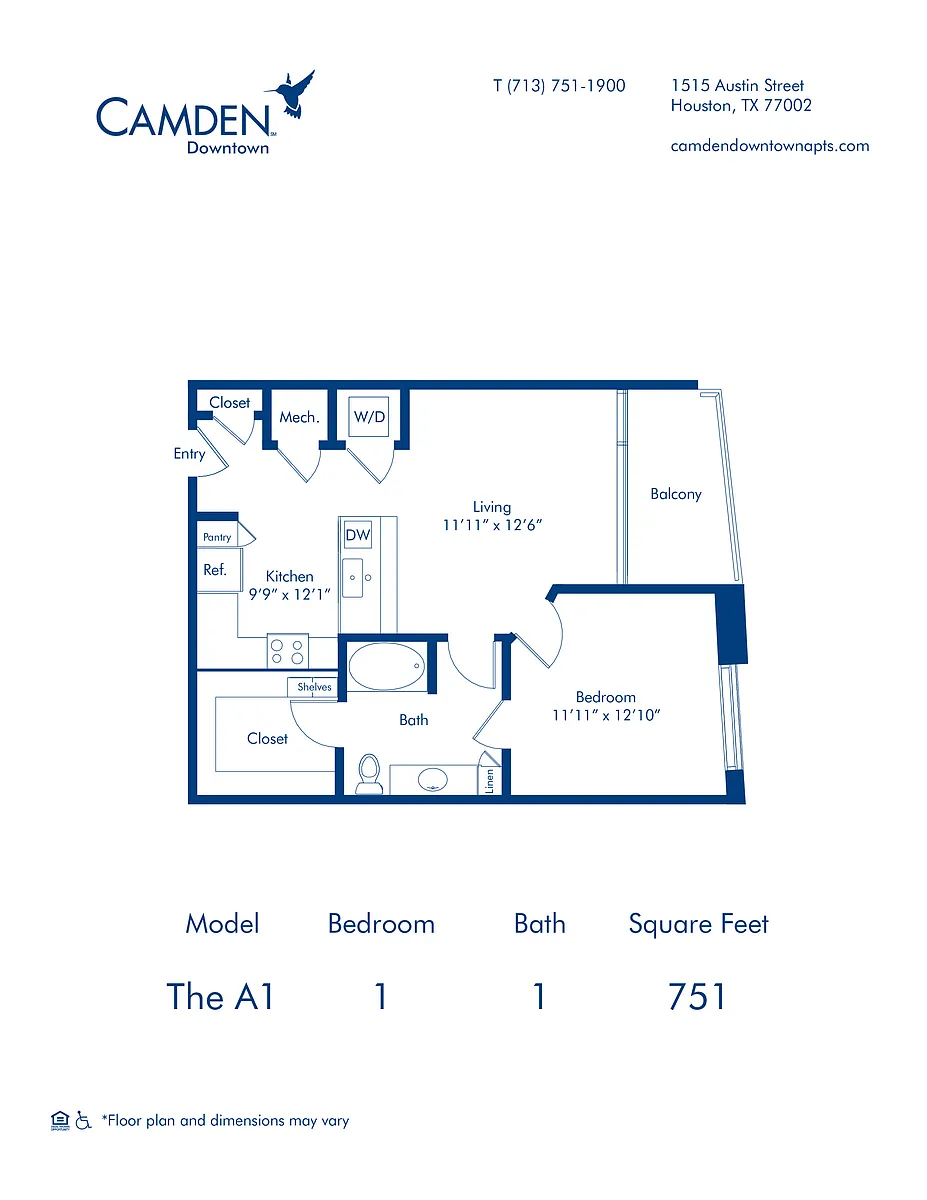 Floor plan The A1